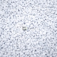 Галька мраморная Bianco Carrara