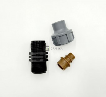 Муфта компрессионная BF-IM-82-75 Lock, 16ммх3/4НР для трубы капельной