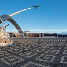 Плитка тротуарная Лувр с крошкой
